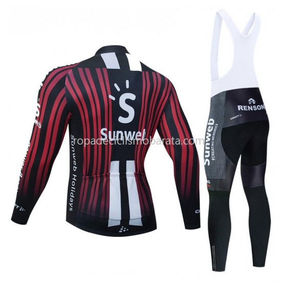 Maillot y Culotte Largos con Tirantes 2020 Team Sunweb M003