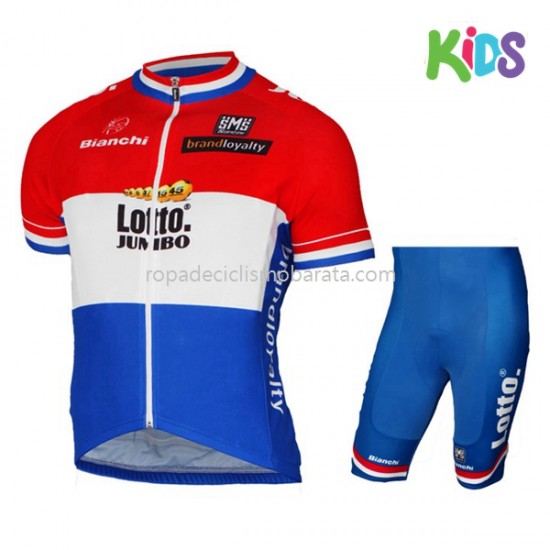 Maillot y Culotte Corto 2017 LottoNL-Jumbo Niños M001