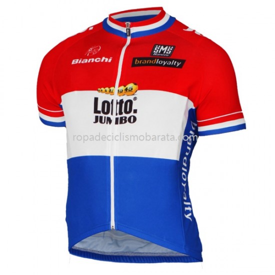 Maillot y Culotte con Tirantes 2017 LottoNL-Jumbo M001