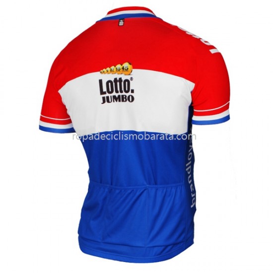 Maillot y Culotte con Tirantes 2017 LottoNL-Jumbo M001