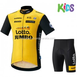 Maillot y Culotte Corto 2018 LottoNL-Jumbo Niños M001