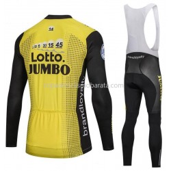 Maillot y Culotte Largos con Tirantes 2018 LottoNL-Jumbo M001
