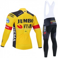 Maillot y Culotte Largos con Tirantes 2020 Team Jumbo–Visma M001