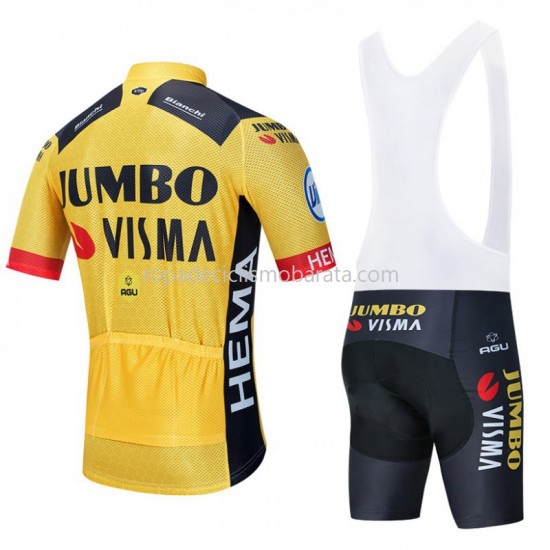 Maillot y Culotte con Tirantes 2020 Team Jumbo–Visma M001