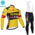 Invierno Maillot y Culotte Largos con Tirantes 2020 Team Jumbo–Visma M001