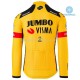 Invierno Maillot y Culotte Largos con Tirantes 2020 Team Jumbo–Visma M001