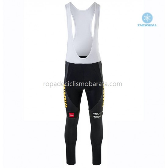 Invierno Maillot y Culotte Largos con Tirantes 2020 Team Jumbo–Visma M001