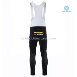 Invierno Maillot y Culotte Largos con Tirantes 2020 Team Jumbo–Visma M001