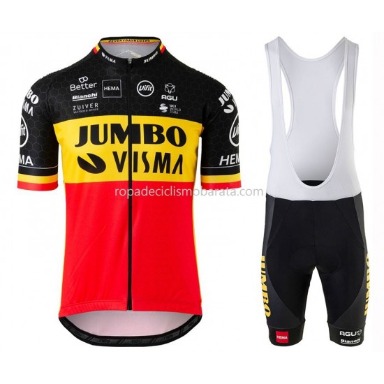 Maillot y Culotte con Tirantes 2020 Team Jumbo–Visma M002