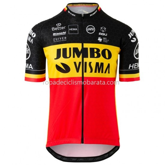 Maillot y Culotte con Tirantes 2020 Team Jumbo–Visma M002