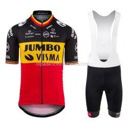 Maillot y Culotte con Tirantes 2021 Team Jumbo-Visma M001