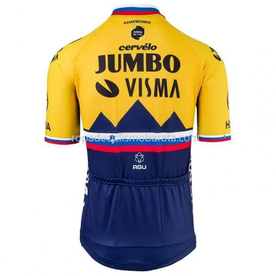 Maillot Manga Corta 2021 Team Jumbo-Visma M002