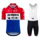 Maillot y Culotte con Tirantes 2021 Team Jumbo-Visma M004