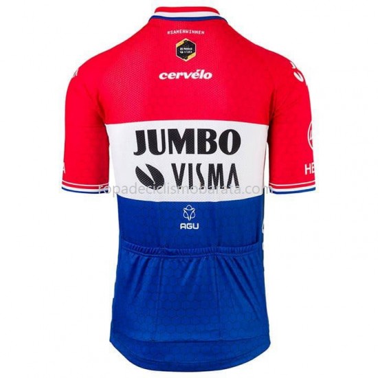 Maillot y Culotte con Tirantes 2021 Team Jumbo-Visma M004