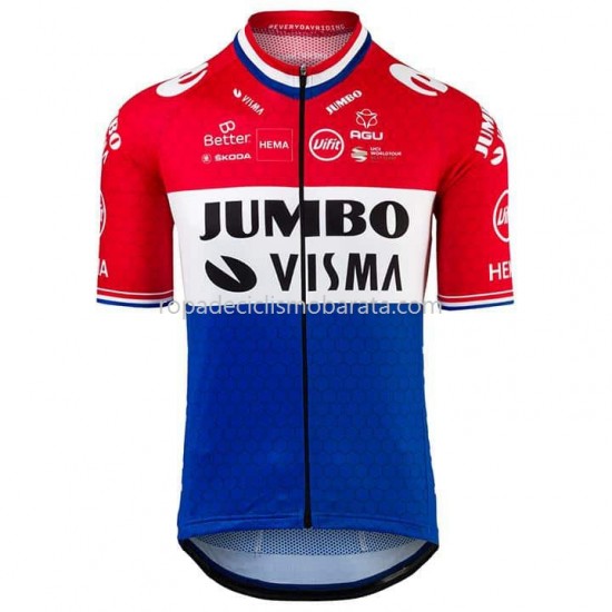 Maillot Manga Corta 2021 Team Jumbo-Visma M004