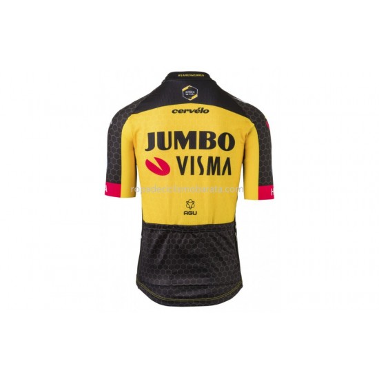 Maillot Manga Corta 2021 Team Jumbo-Visma M005