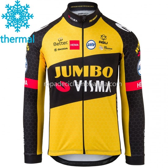 Invierno Maillot 2021 Team Jumbo-Visma M005