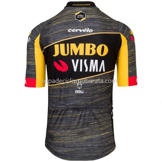 Maillot Manga Corta 2021 Team Jumbo-Visma M006
