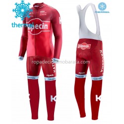 Invierno Maillot y Culotte Largos con Tirantes 2017 Team Katusha-Alpecin M001