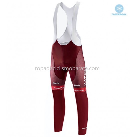 Invierno Culottes Largos con Tirantes 2018 Team Katusha Alpecin M001
