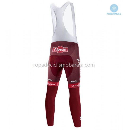 Invierno Culottes Largos con Tirantes 2018 Team Katusha Alpecin M001