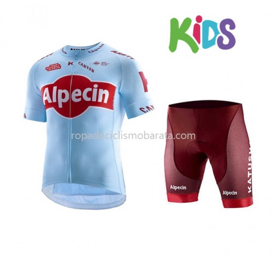 Maillot y Culotte Corto 2019 Team Katusha Alpecin Niños M001