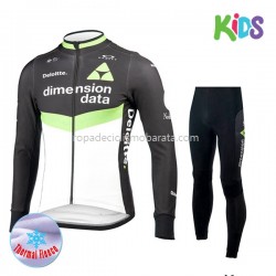 Invierno Maillot y Culotte Largos 2017 Dimension Data Niños M001