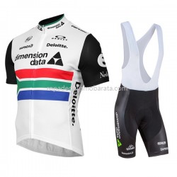 Maillot y Culotte con Tirantes 2017 Dimension Data M002