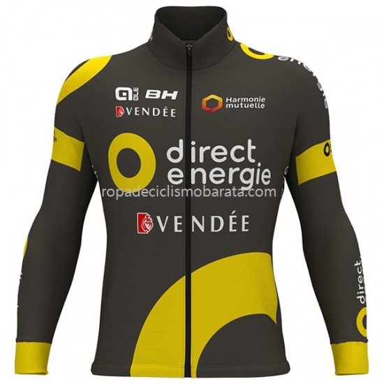 Maillot y Culotte Largos con Tirantes 2017 Direct Energie M001