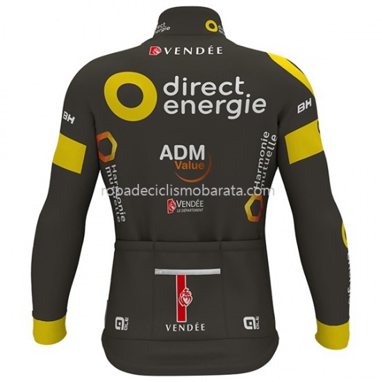 Maillot y Culotte Largos con Tirantes 2017 Direct Energie M001