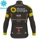 Invierno Maillot y Culotte Largos con Tirantes 2017 Direct Energie M001