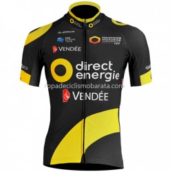 Maillot y Culotte con Tirantes 2018 Direct Energie M001
