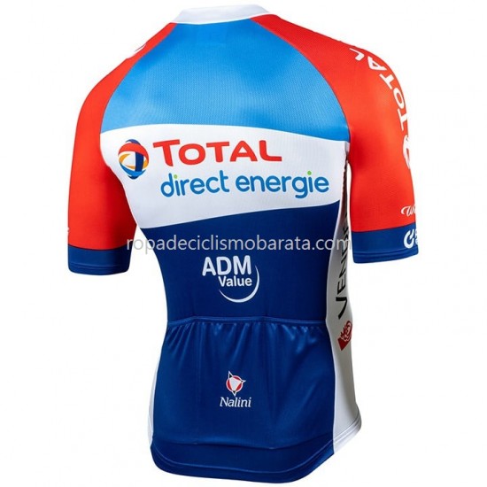 Maillot y Culotte con Tirantes 2020 Total Direct Energie M001