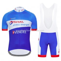Maillot y Culotte con Tirantes 2020 Total Direct Energie M002