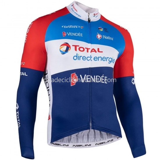 Maillot Manga Larga 2021 Team TotalEnergies M001