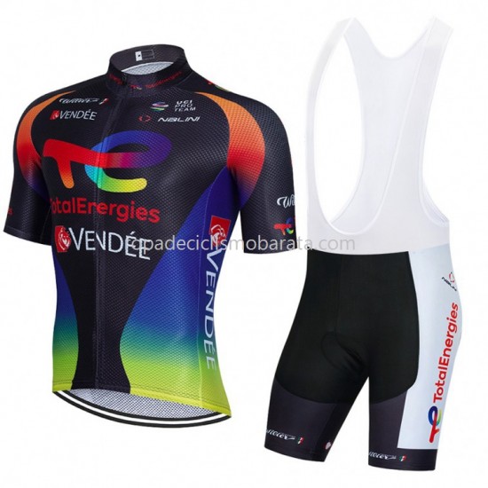 Maillot y Culotte con Tirantes 2021 Team TotalEnergies M002