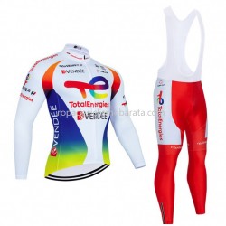 Maillot y Culotte Largos con Tirantes 2021 Team TotalEnergies M003
