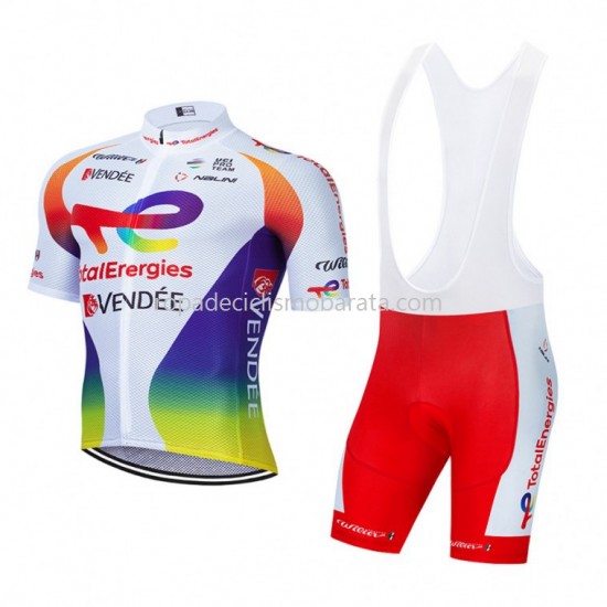 Maillot y Culotte con Tirantes 2021 Team TotalEnergies M003