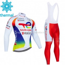 Invierno Maillot y Culotte Largos con Tirantes 2021 Team TotalEnergies M003