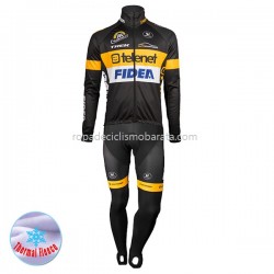 Invierno Maillot y Culotte Largos con Tirantes 2017 Telenet Fidea Lions M001