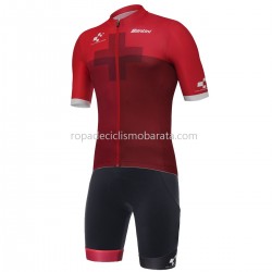 Maillot y Culotte con Tirantes 2018 Tour de Suisse M003