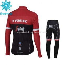 Invierno Maillot y Culotte Largos 2017 Trek-Segafredo Niños M001