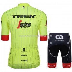 Maillot y Culotte Corto 2018 Trek-Segafredo Niños M002