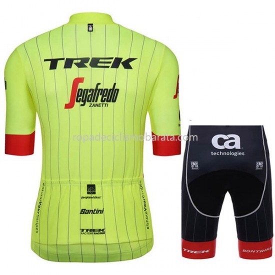 Maillot y Culotte Corto 2018 Trek-Segafredo Niños M002