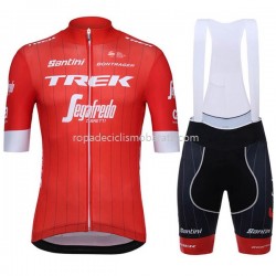 Maillot y Culotte con Tirantes 2018 Trek-Segafredo M001