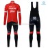 Invierno Maillot y Culotte Largos con Tirantes 2018 Trek-Segafredo M001