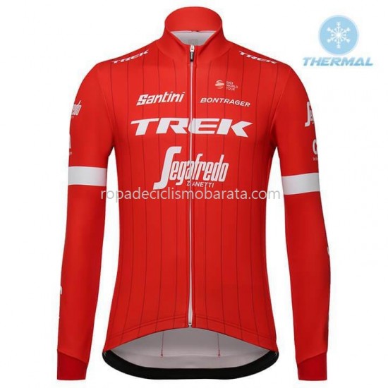 Invierno Maillot y Culotte Largos con Tirantes 2018 Trek-Segafredo M001