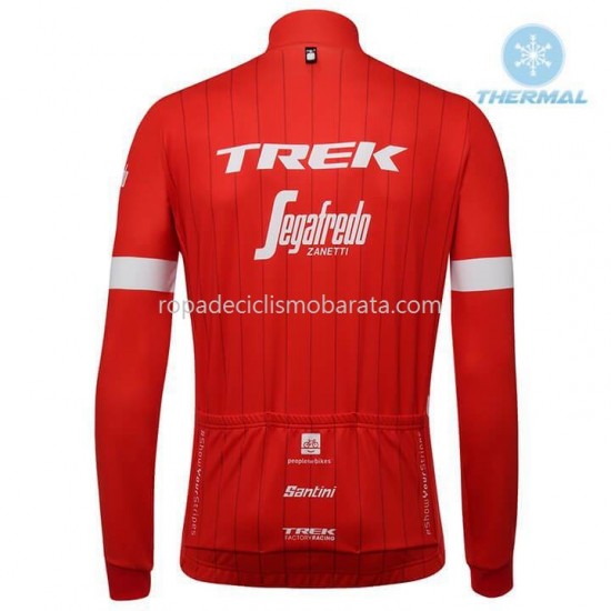 Invierno Maillot y Culotte Largos con Tirantes 2018 Trek-Segafredo M001