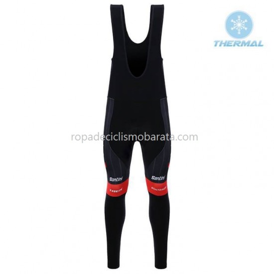 Invierno Maillot y Culotte Largos con Tirantes 2018 Trek-Segafredo M001