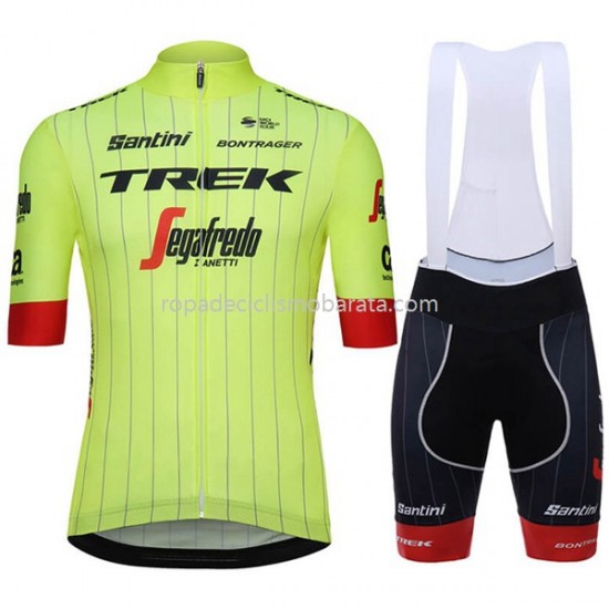 Maillot y Culotte con Tirantes 2018 Trek-Segafredo M002